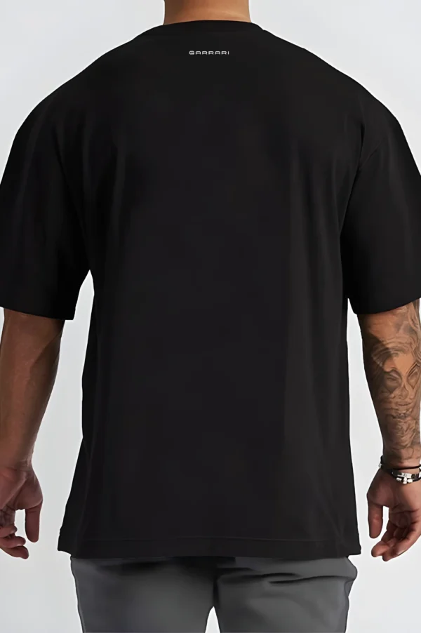 Resilience Black Gym Oversized T-Shirt - Image 2