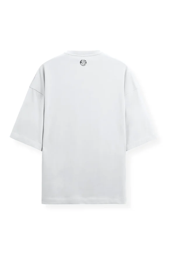 Garrari Camoflage White Oversized T-Shirt - Image 2