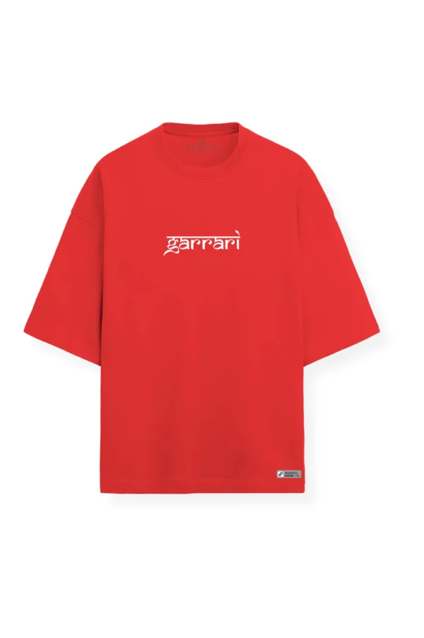 Garrari for Punjab Red Oversized T-Shirt