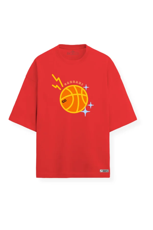 Rise Above Red Oversized T-Shirt