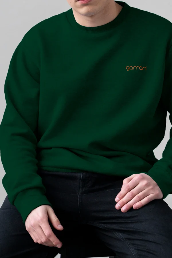 Pine Green Oversized Sweatshirt