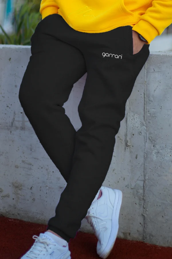 Coal Black Joggers