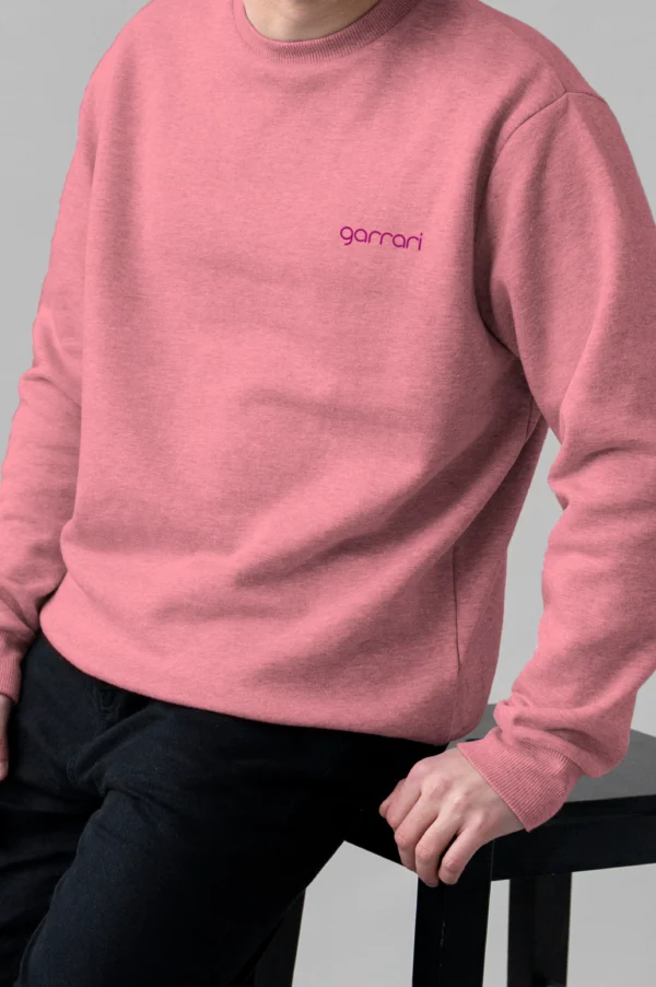 Soft Pink Oversized Sweatshirt - Image 2