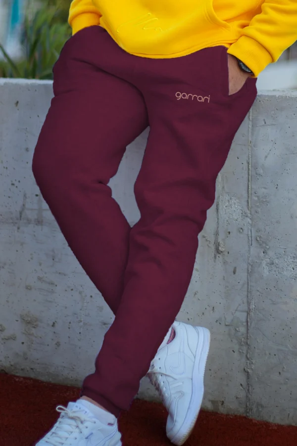 Chili Maroon Joggers