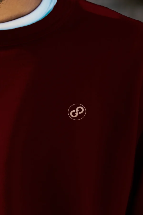 Crimson Tide Maroon Oversized Sweatshirt - Image 3