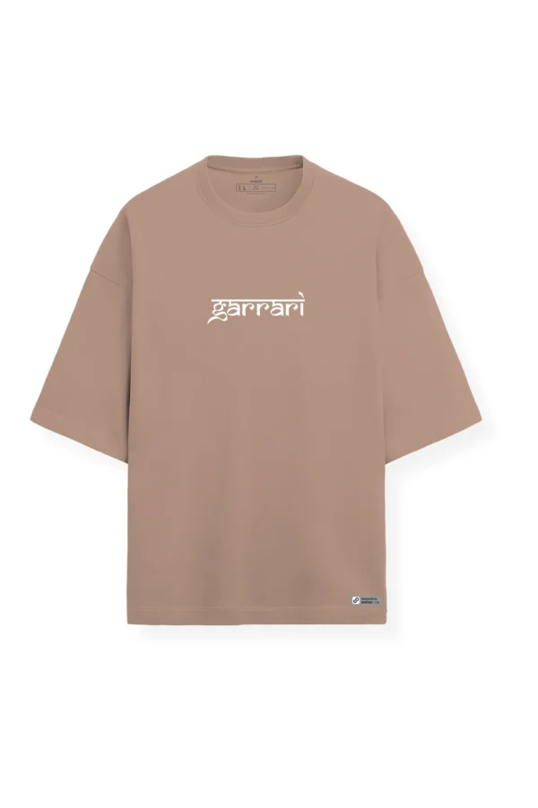 Garrari for Punjab Beige Oversized T-Shirt